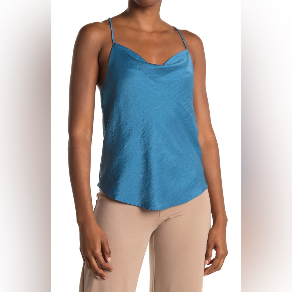 LUCY PARIS
Genevieve Cami Tank In Blue Size Large (MSRP $60)